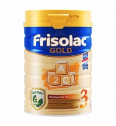 sữa bột công thức  frisolac gold 3 -900 gram (1-2 tuổi)
