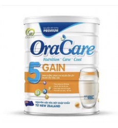 sữa bột oracare gain 5-900 gram (dành cho người gầy)