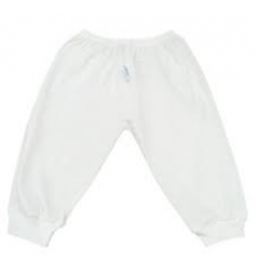 combo 5 quần dài bo trắng màu bossini 100%  từ 2-12kg-số (1-5)